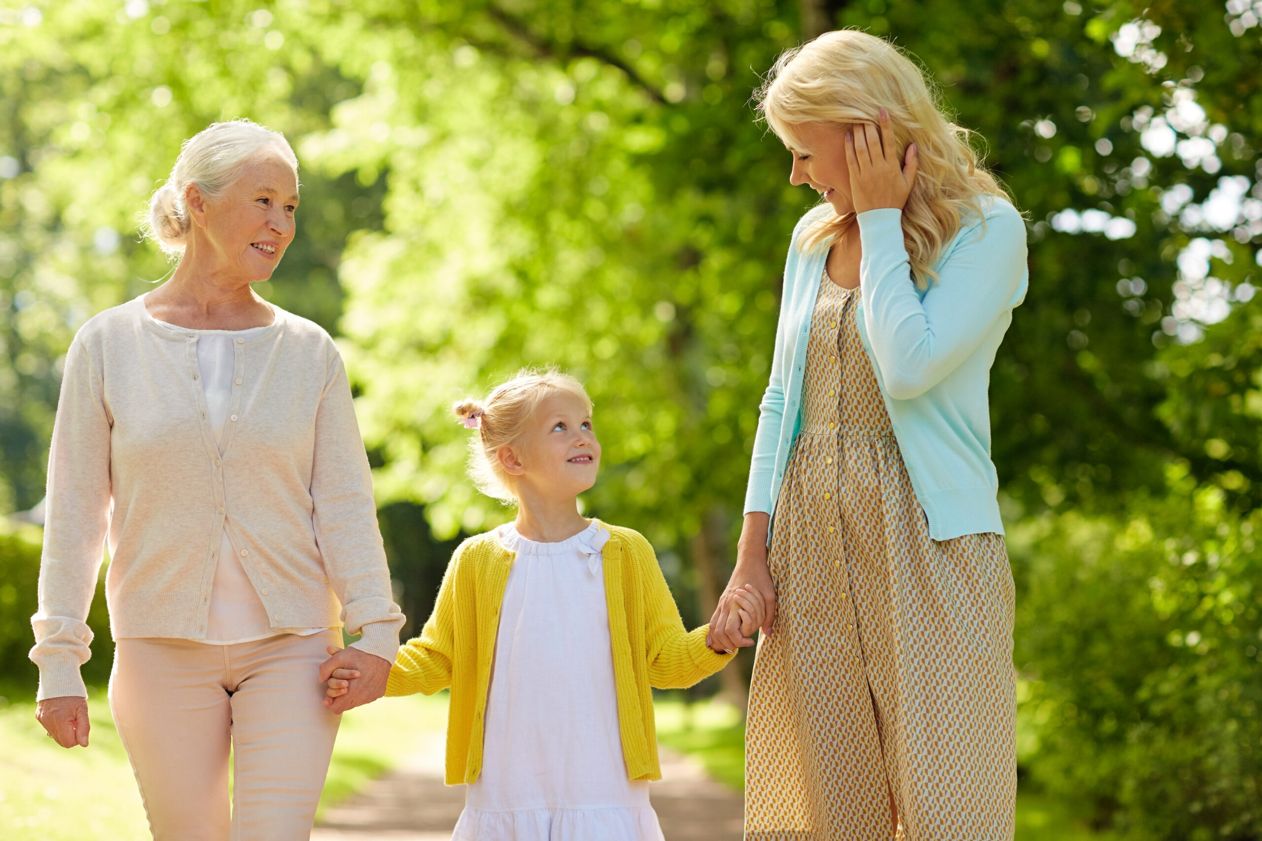 family-walking
